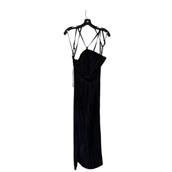 Cult Gaia Mitra Sleeveless Halter Gown in Black Small - Picture 7 of 11
